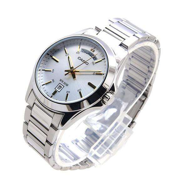 Casio MTP-1370D-7A2 Silver Stainless Watch for Men-Watch Portal Philippines