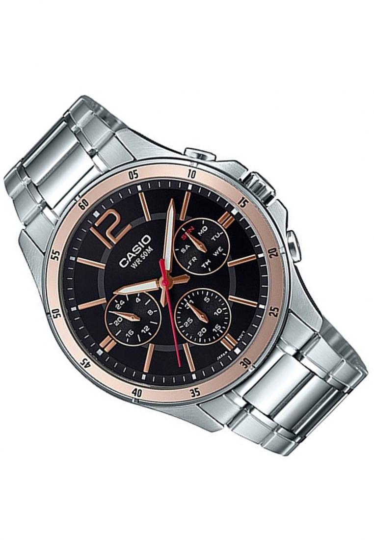 Casio MTP-1374D-1A2 Analog Stainless Steel Strap Watch For Men-Watch Portal Philippines