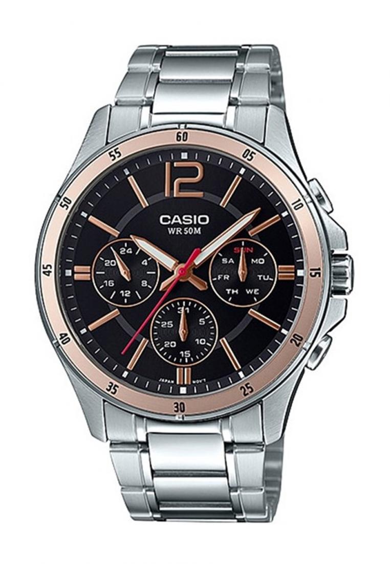 Casio MTP-1374D-1A2 Analog Stainless Steel Strap Watch For Men-Watch Portal Philippines