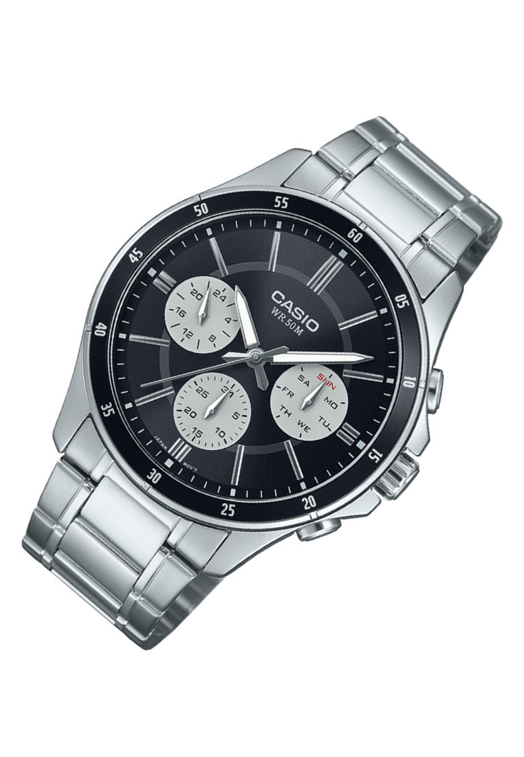 Casio MTP-1374D-1A3 Analog Stainless Steel Watch for Men-Watch Portal Philippines