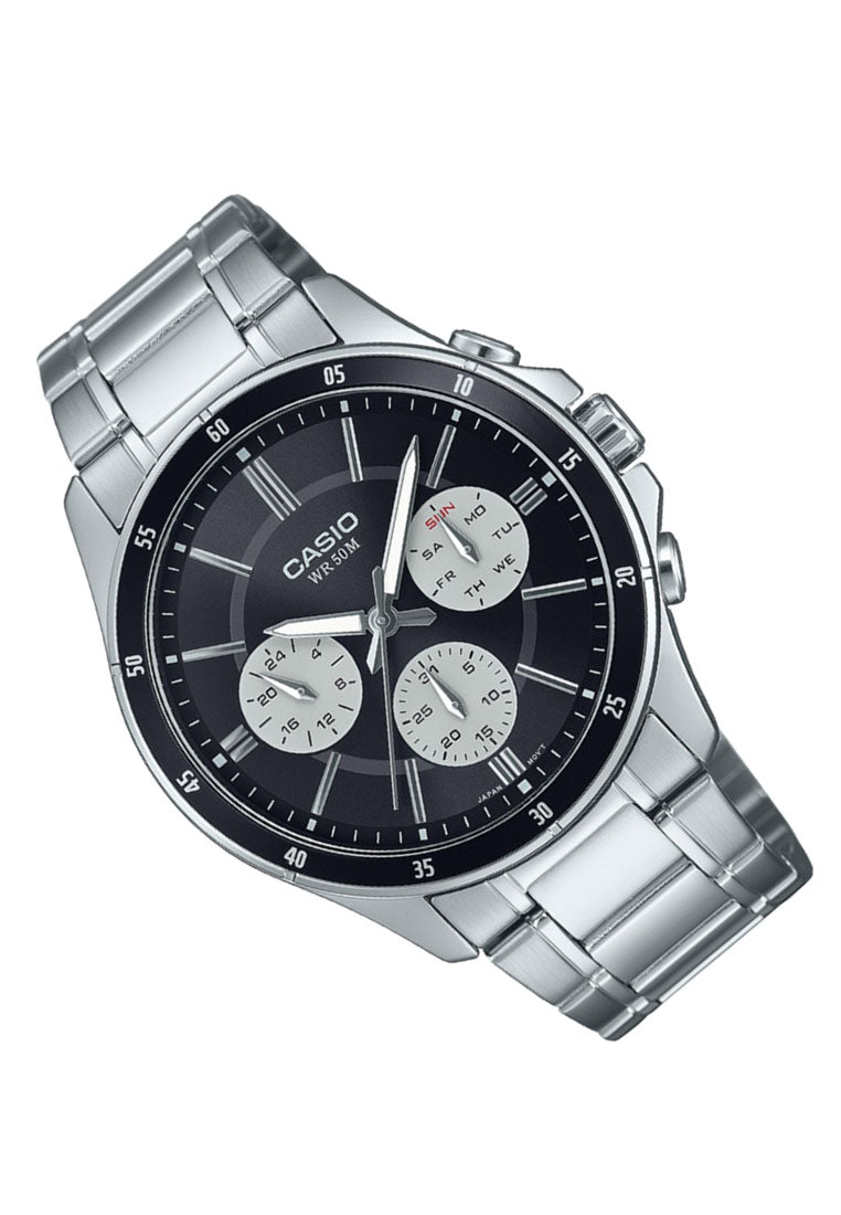 Casio MTP-1374D-1A3 Analog Stainless Steel Watch for Men-Watch Portal Philippines