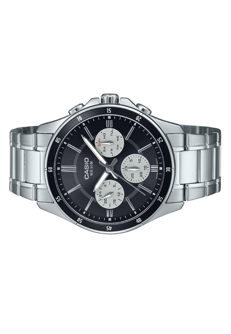 Casio MTP-1374D-1A3 Analog Stainless Steel Watch for Men-Watch Portal Philippines