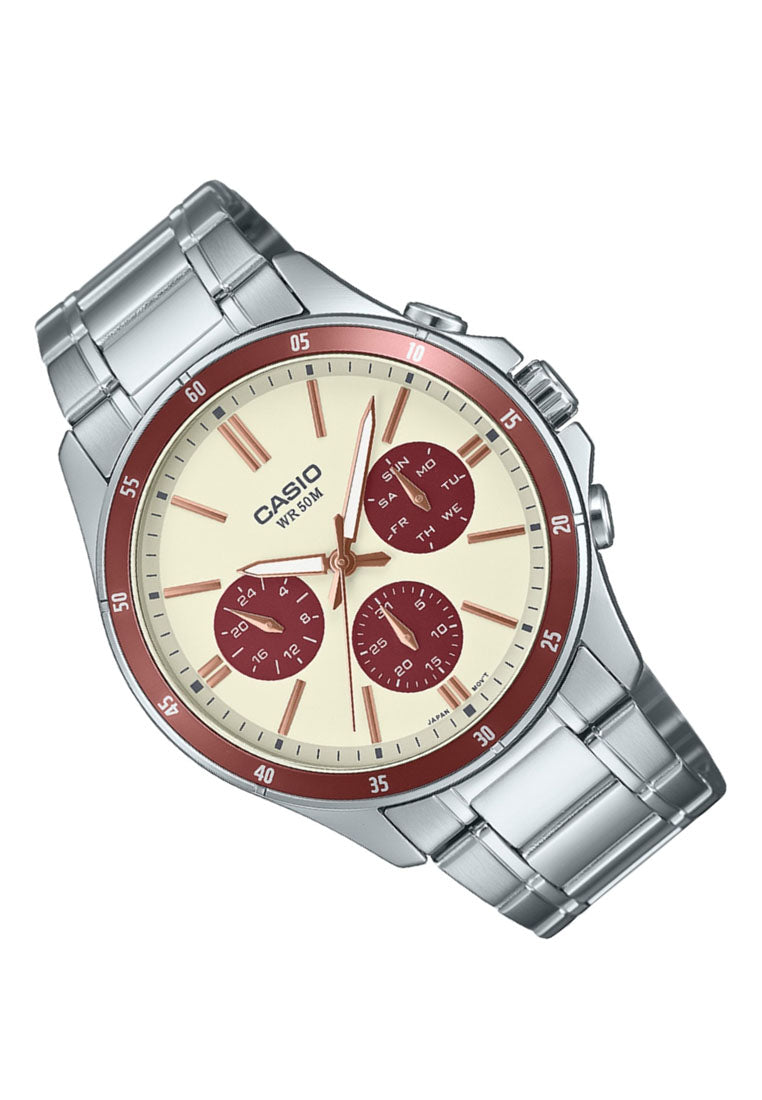 Casio MTP-1374D-5A2 Analog Stainless Steel Watch for Men-Watch Portal Philippines