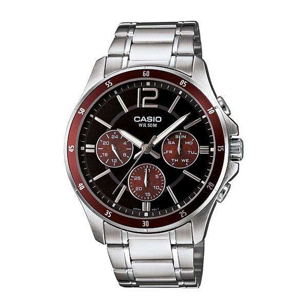 Casio MTP-1374D-5AVDF Silver Stainless Watch for Men-Watch Portal Philippines
