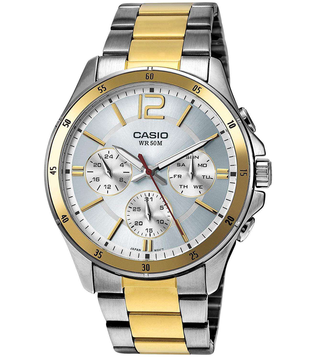 Casio MTP-1374SG-7AVDF Two Tone Stainless Watch for Men-Watch Portal Philippines