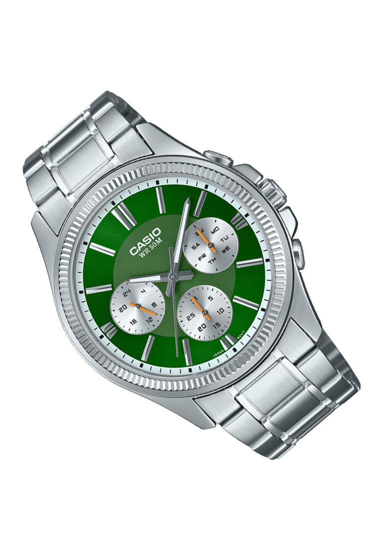 Casio MTP-1375D-3A Analog Stainless Steel Strap Watch for Men-Watch Portal Philippines