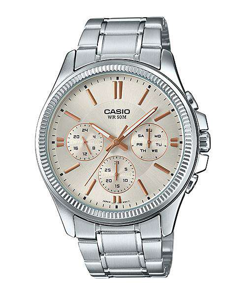 Casio MTP-1375D-7A2 Silver Stainless Watch for Men-Watch Portal Philippines