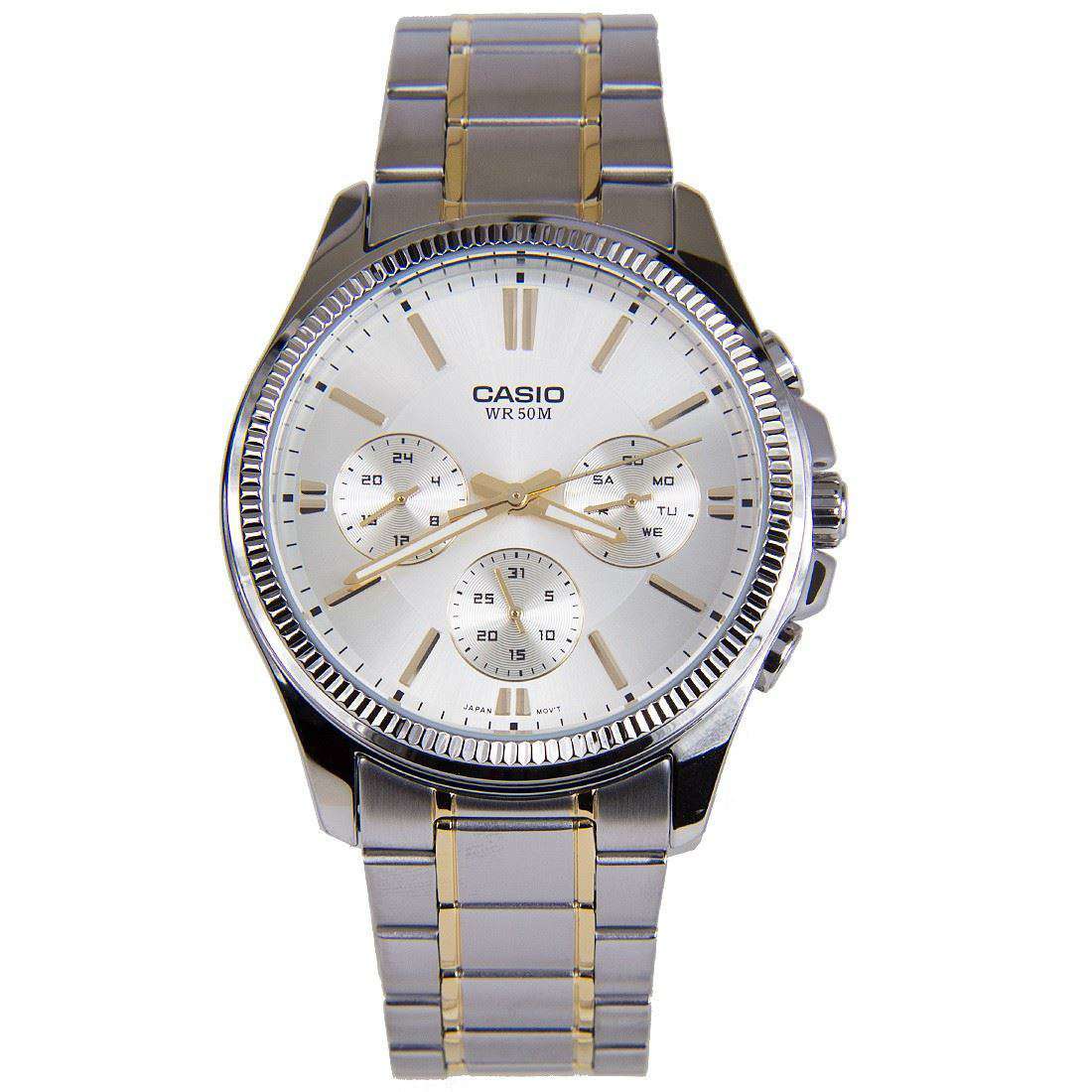 Casio MTP-1375SG-9A Two Tone Stainless Watch for Men-Watch Portal Philippines