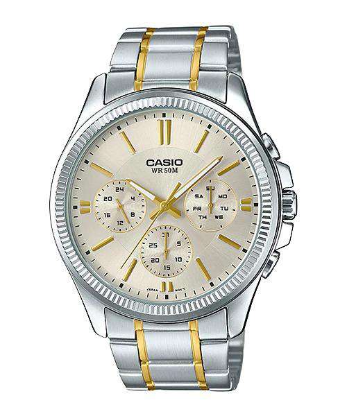Casio MTP-1375SG-9A Two Tone Stainless Watch for Men-Watch Portal Philippines