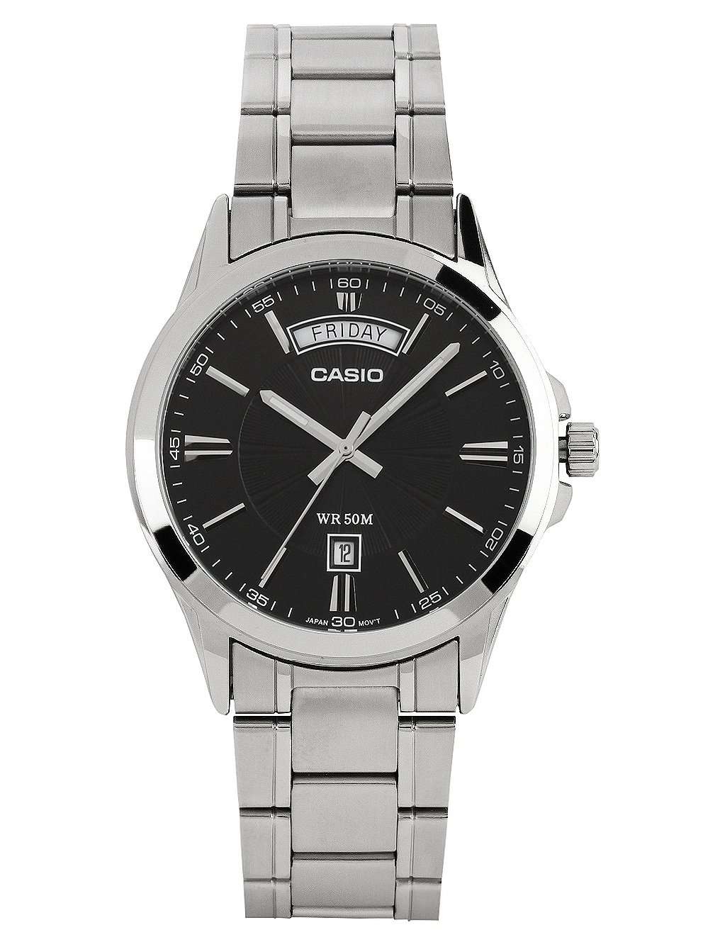 Casio MTP-1381D-1AVDF Silver Stainless Watch for Men-Watch Portal Philippines