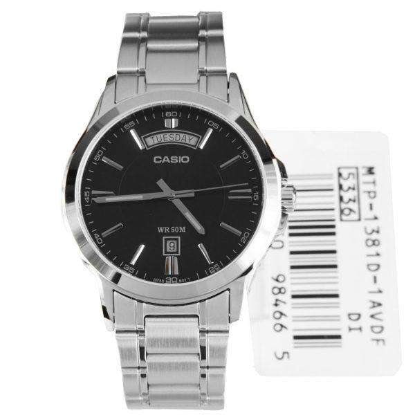 Casio MTP-1381D-1AVDF Silver Stainless Watch for Men-Watch Portal Philippines