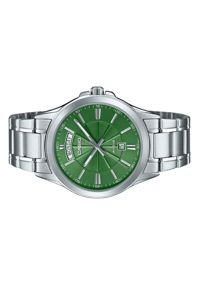 Casio MTP-1381D-3A Analog Stainless Steel Strap Watch for Men-Watch Portal Philippines