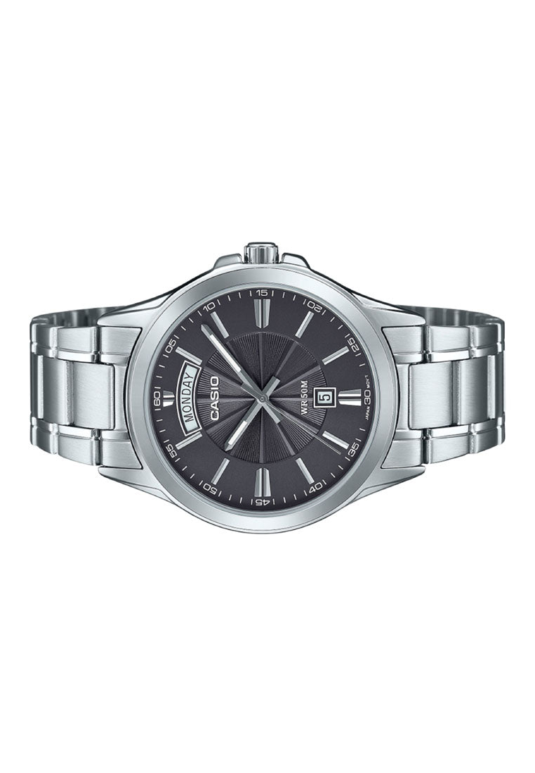 Casio MTP-1381D-8A Analog Stainless Steel Strap Watch for Men-Watch Portal Philippines