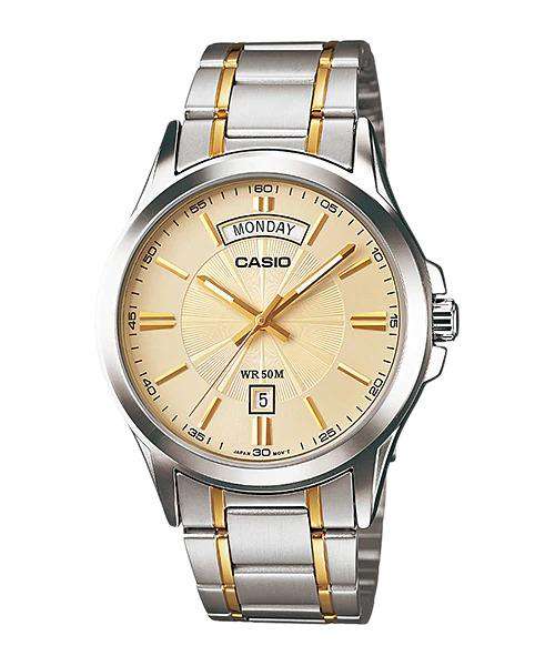 Casio MTP-1381G-9AVDF Two Tone Stainless Watch for Men-Watch Portal Philippines