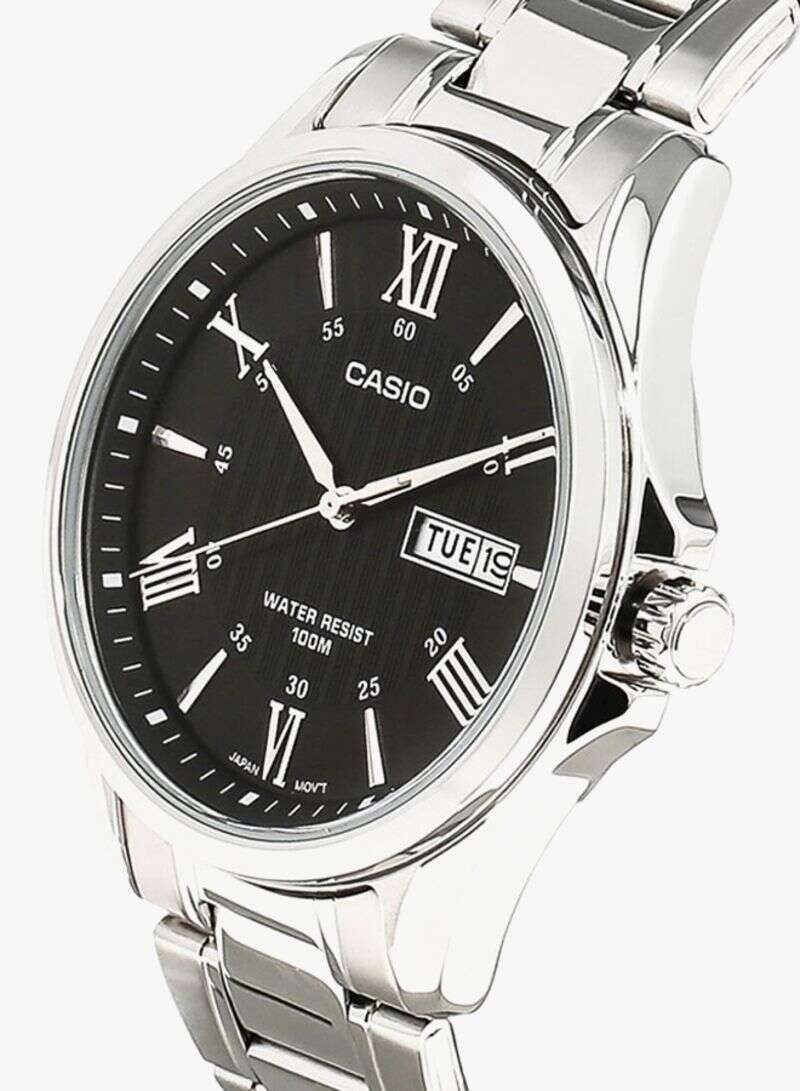 Casio MTP-1384D-1AVDF Silver Stainless Watch for Men-Watch Portal Philippines