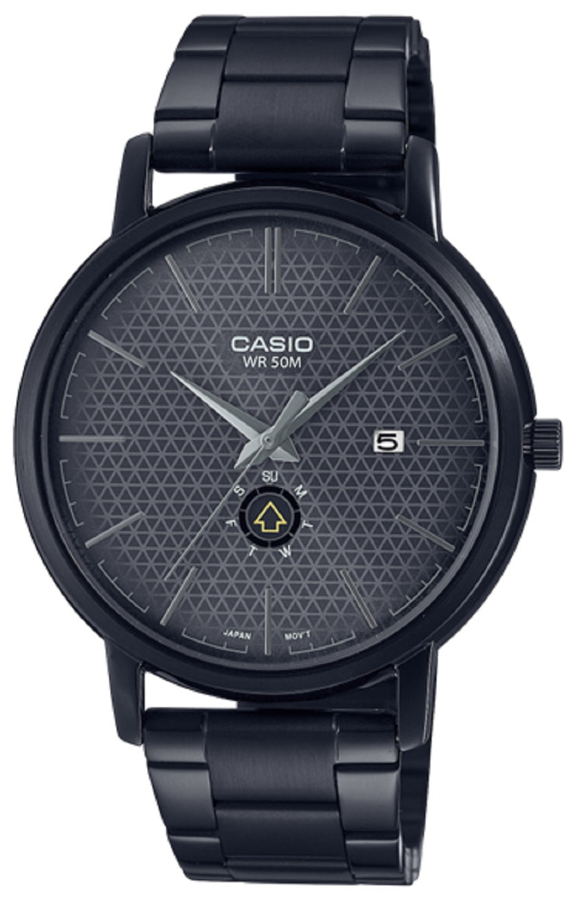Casio MTP-B125B-8A Analog Stainless Steel Strap Watch For Men-Watch Portal Philippines