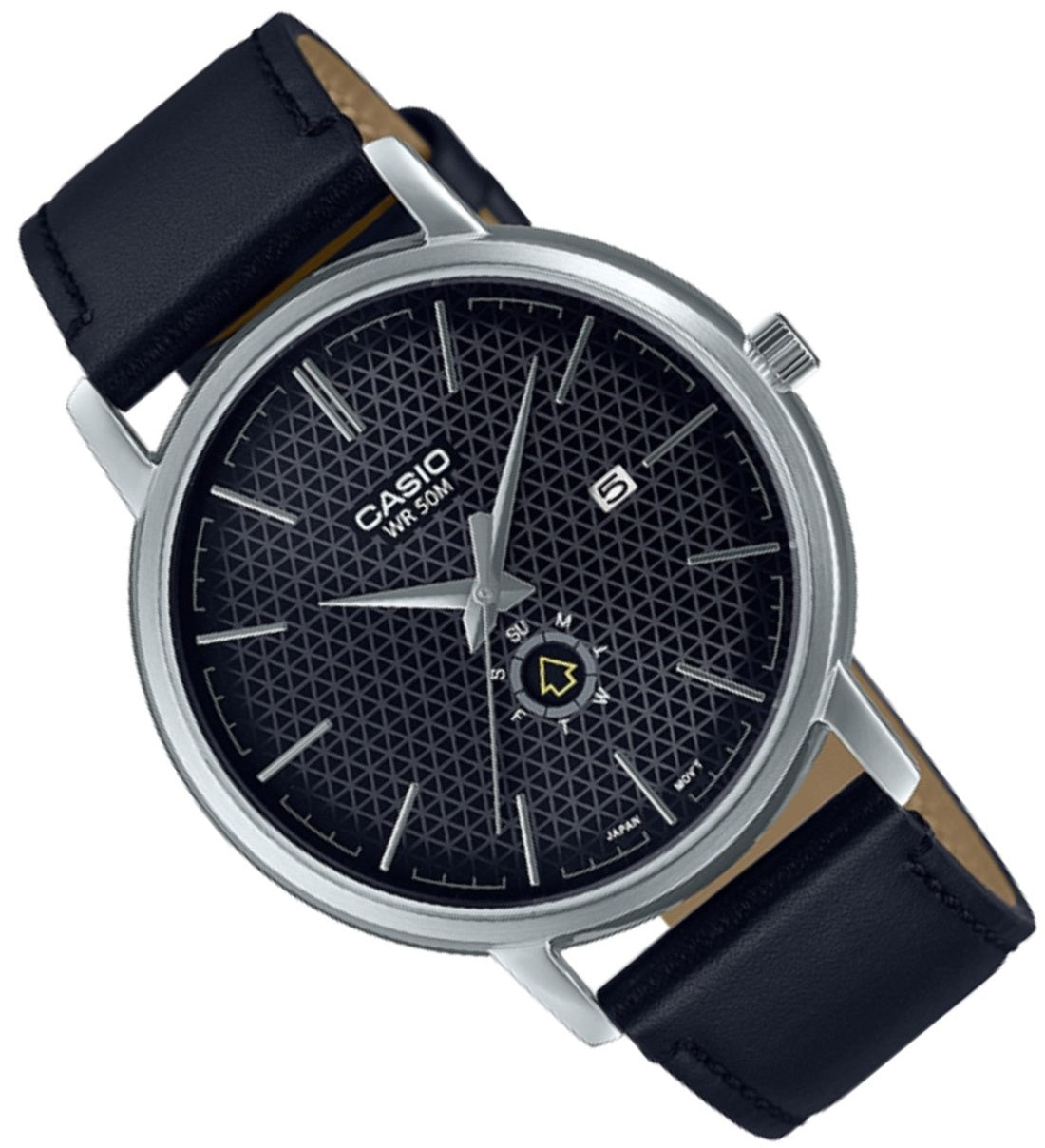 Casio MTP-B125L-1A Analog Leather Strap Watch For Men-Watch Portal Philippines