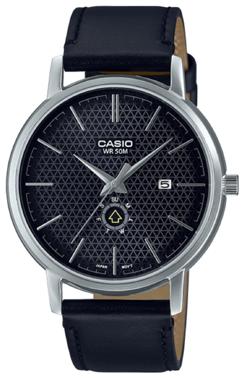 Casio MTP-B125L-1A Analog Leather Strap Watch For Men-Watch Portal Philippines