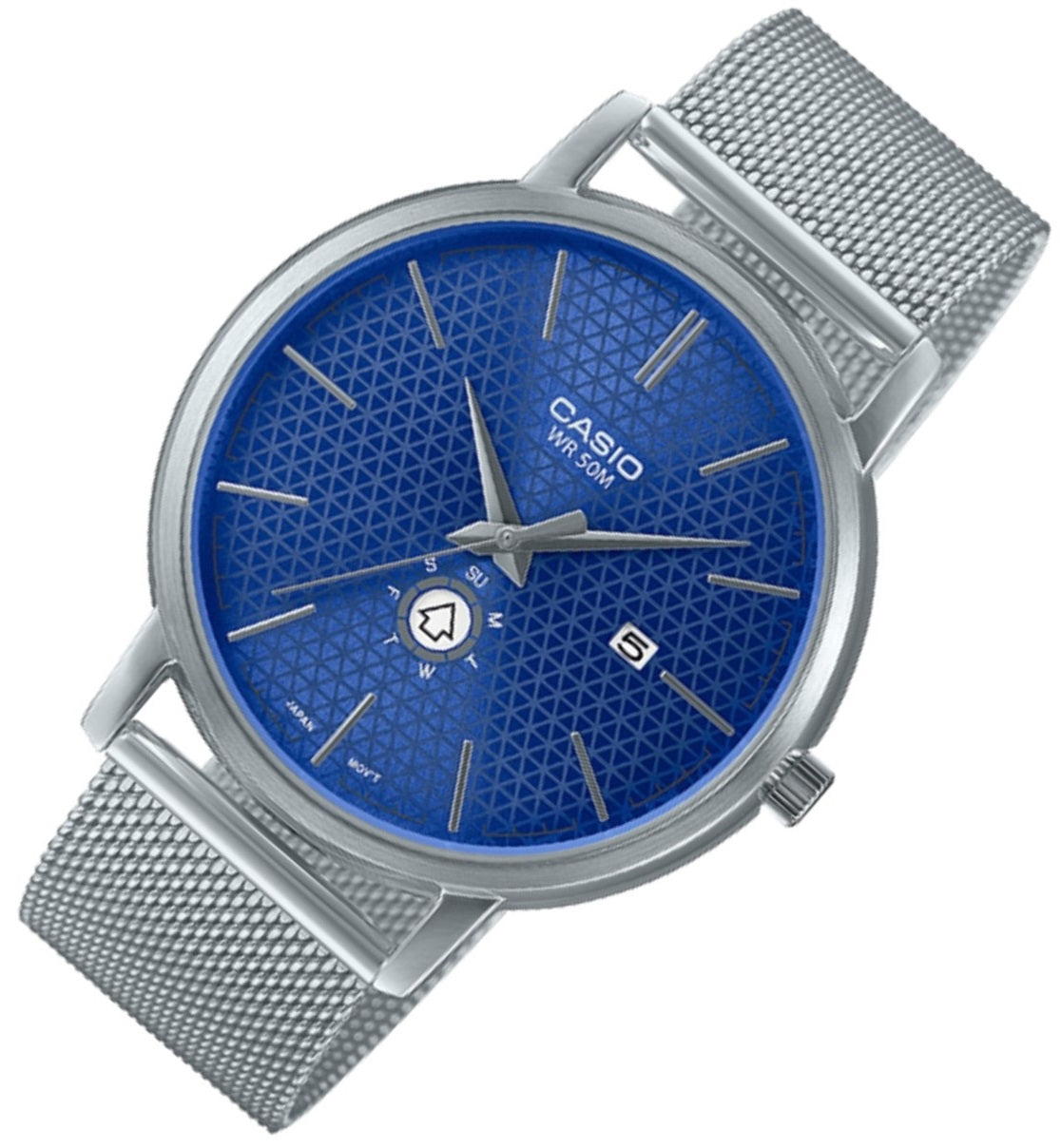 Casio MTP-B125M-2A Analog Stainless Steel Strap Watch For Men-Watch Portal Philippines
