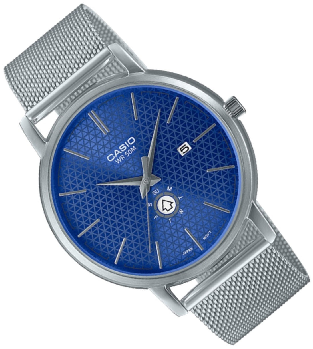 Casio MTP-B125M-2A Analog Stainless Steel Strap Watch For Men-Watch Portal Philippines