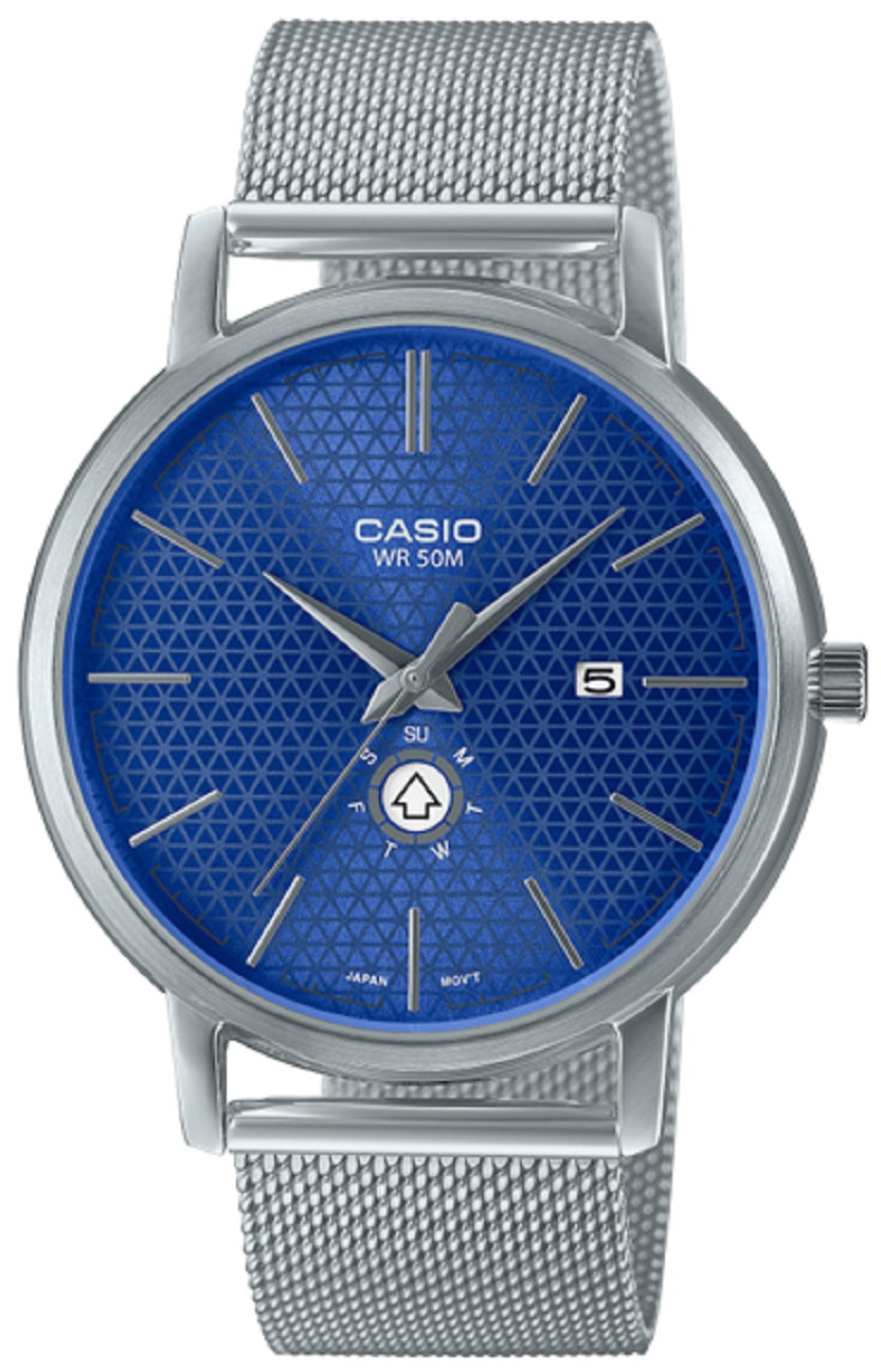 Casio MTP-B125M-2A Analog Stainless Steel Strap Watch For Men-Watch Portal Philippines