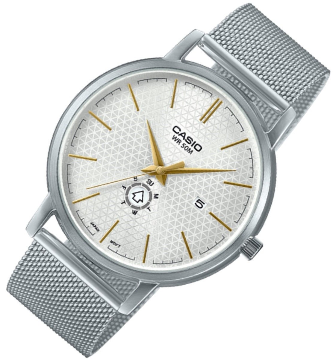 Casio MTP-B125M-7A Analog Stainless Steel Strap Watch For Men-Watch Portal Philippines