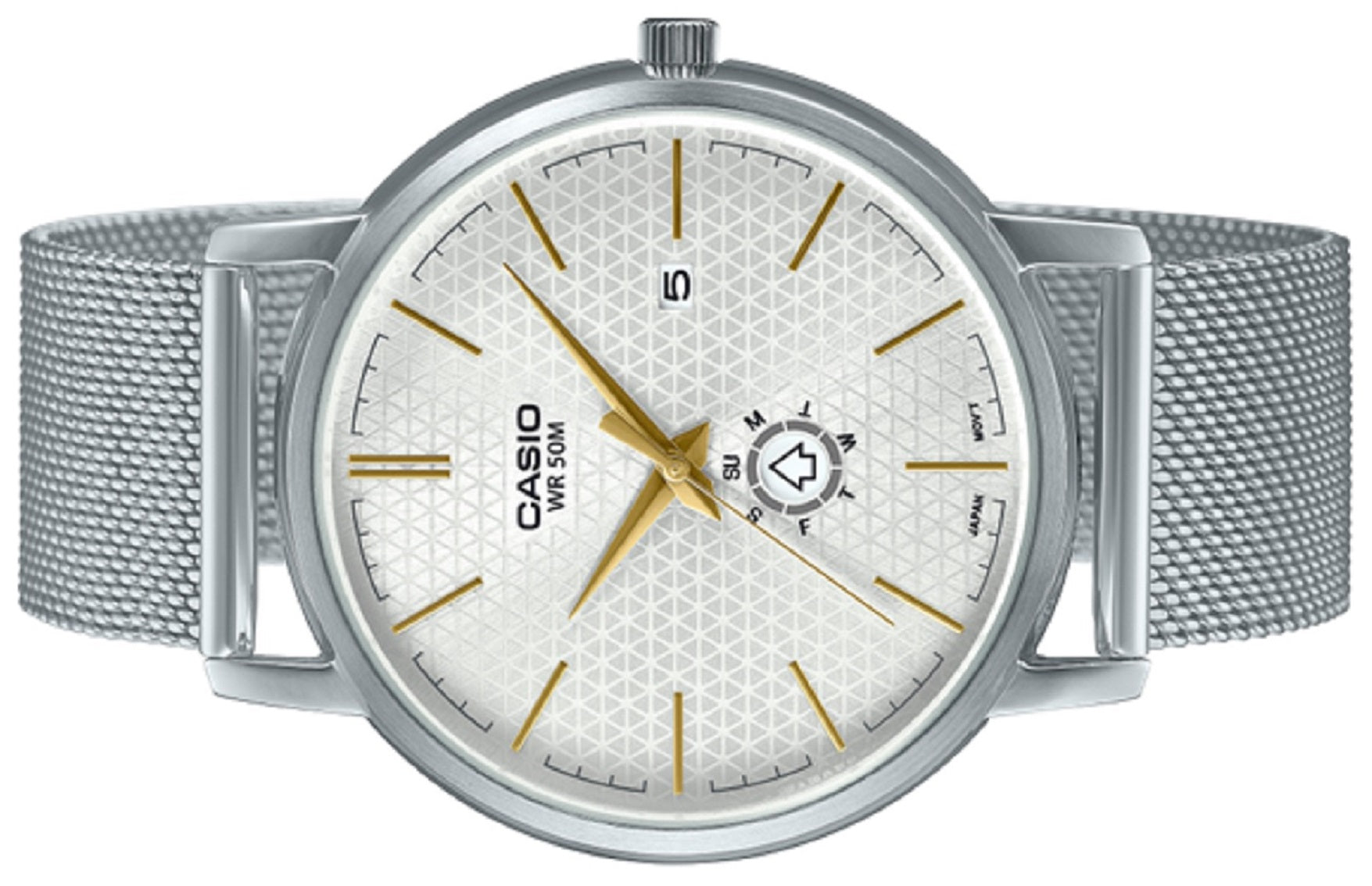 Casio MTP-B125M-7A Analog Stainless Steel Strap Watch For Men-Watch Portal Philippines