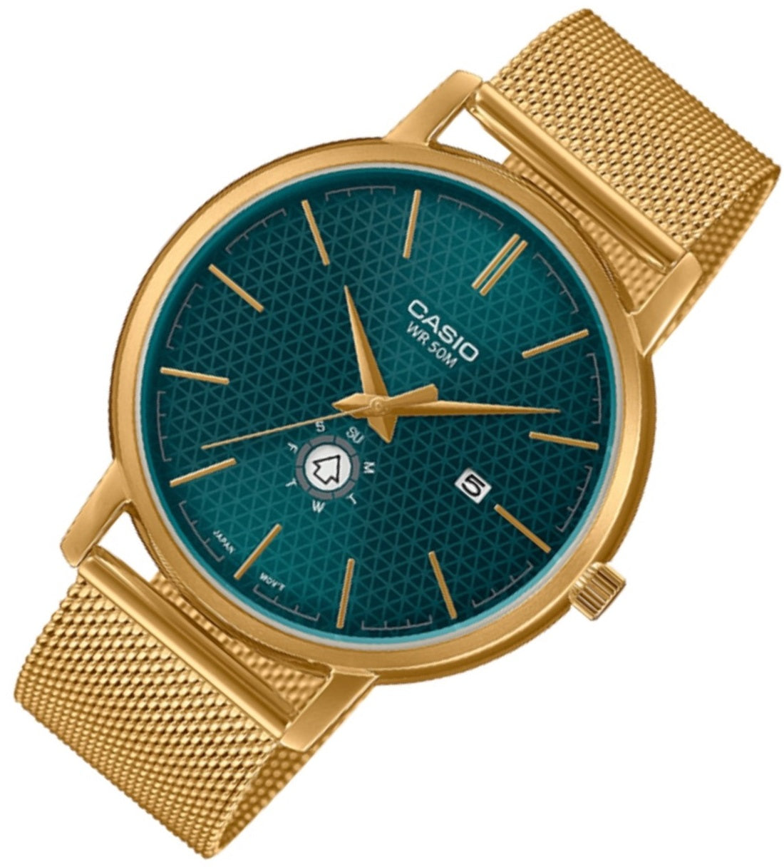 Casio MTP-B125MG-3A Analog Stainless Steel Strap Watch For Men-Watch Portal Philippines