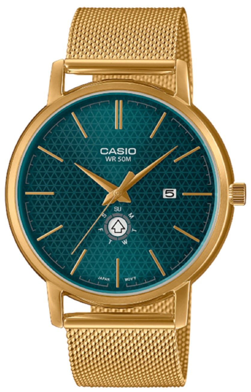 Casio MTP-B125MG-3A Analog Stainless Steel Strap Watch For Men-Watch Portal Philippines