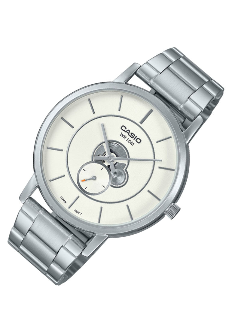 Casio MTP-B130D-7A Analog Stainless Steel Strap Watch For Men-Watch Portal Philippines