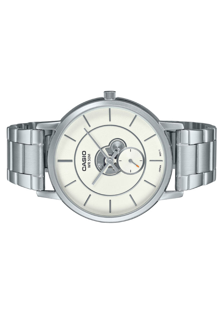Casio MTP-B130D-7A Analog Stainless Steel Strap Watch For Men-Watch Portal Philippines