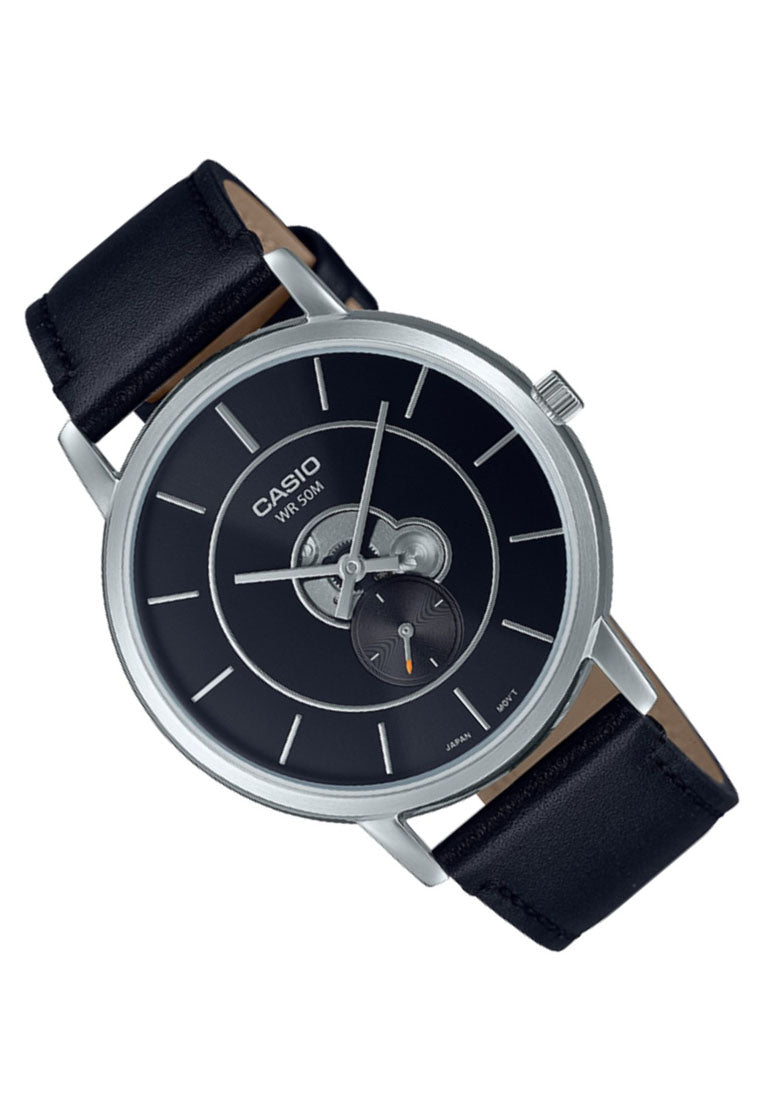Casio MTP-B130L-1A Analog Leather Strap Watch For Men-Watch Portal Philippines