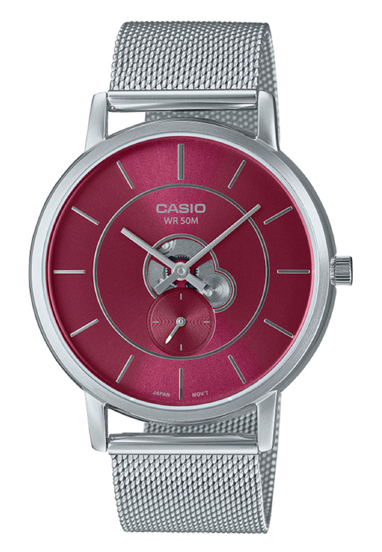 Casio MTP-B130M-4A Analog Stainless Steel Strap Watch For Men-Watch Portal Philippines
