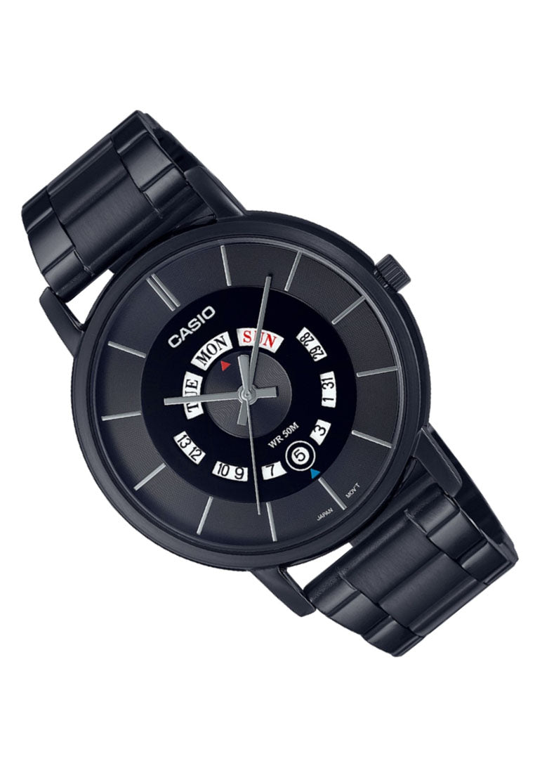 Casio MTP-B135B-1A Analog Stainless Steel Strap Watch For Men-Watch Portal Philippines