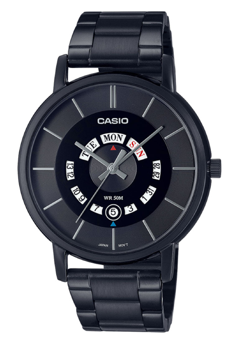 Casio MTP-B135B-1A Analog Stainless Steel Strap Watch For Men-Watch Portal Philippines