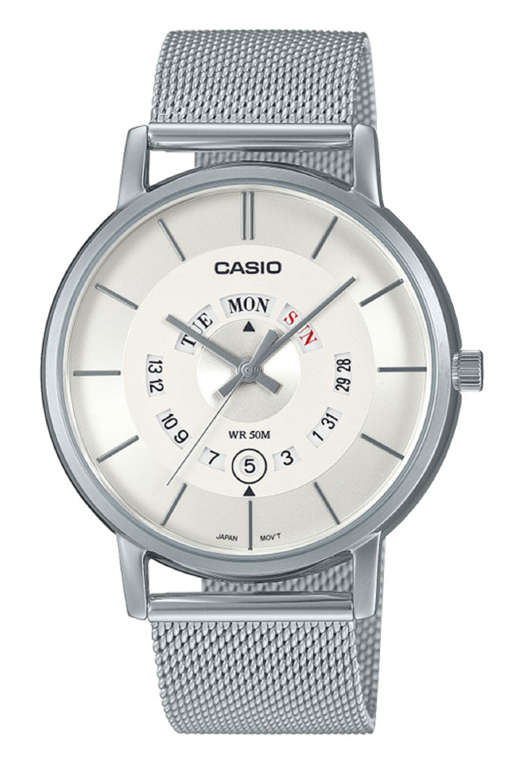 Casio MTP-B135M-7A Analog Stainless Steel Strap Watch For Men-Watch Portal Philippines