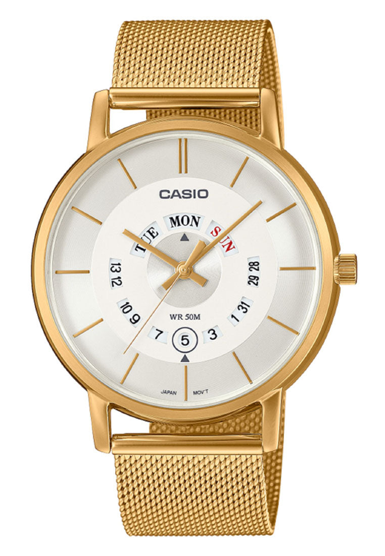 Casio MTP-B135MG-7A Analog Stainless Steel Strap Watch For Men-Watch Portal Philippines