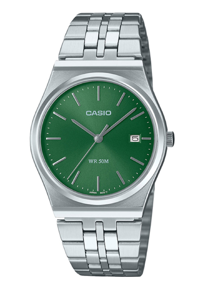 Casio MTP-B145D-3A Analog Stainless Steel Strap Watch For Men-Watch Portal Philippines