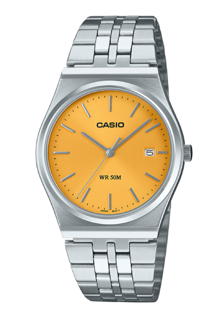 Casio MTP-B145D-9A Analog Stainless Steel Strap Watch For Men-Watch Portal Philippines