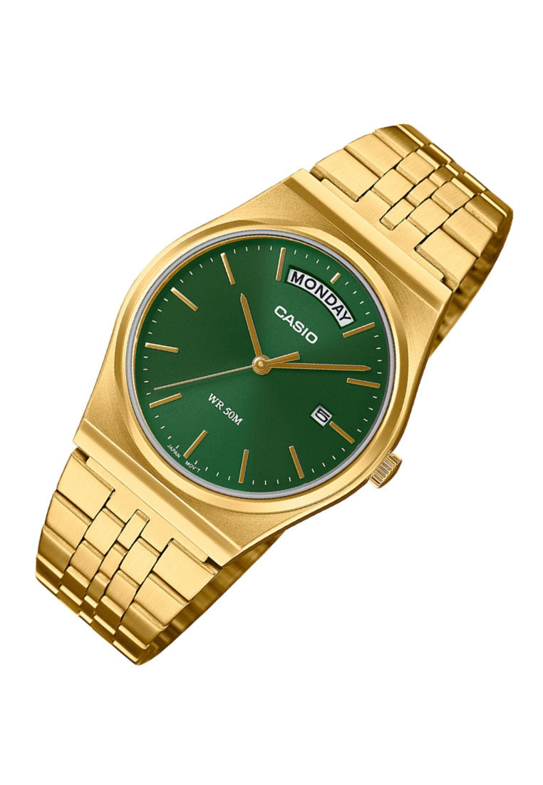Casio MTP-B146G-3A Analog Stainless Steel Band Watch For Men-Watch Portal Philippines