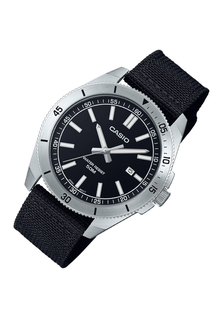 Casio MTP-B155C-1E Analog Nylon Strap Watch for Men-Watch Portal Philippines