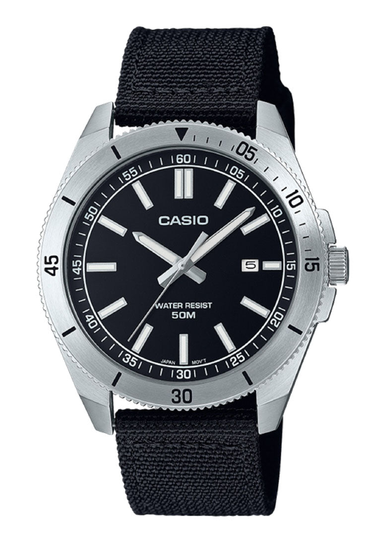 Casio MTP-B155C-1E Analog Nylon Strap Watch for Men-Watch Portal Philippines