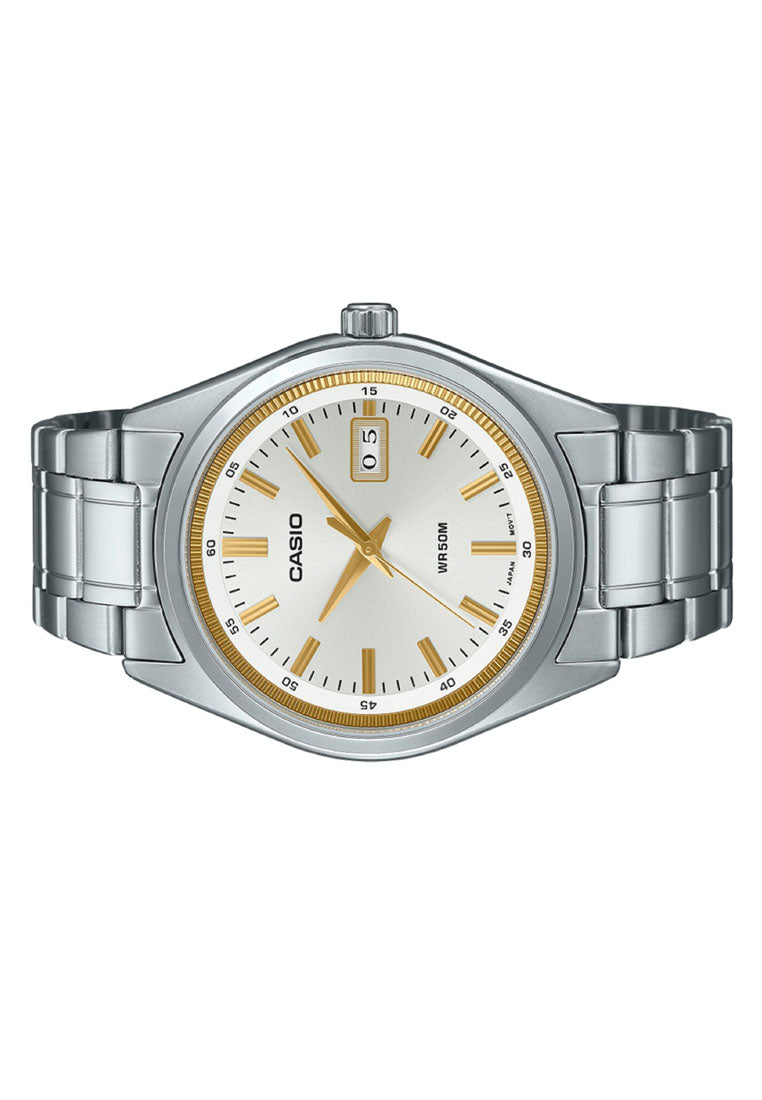 Casio MTP-B180D-7A Analog Stainless Steel Strap Watch For Men-Watch Portal Philippines