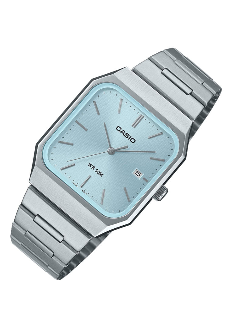 Casio MTP-B185D-2A2 Analog Stainless Steel Strap Watch For Men-Watch Portal Philippines