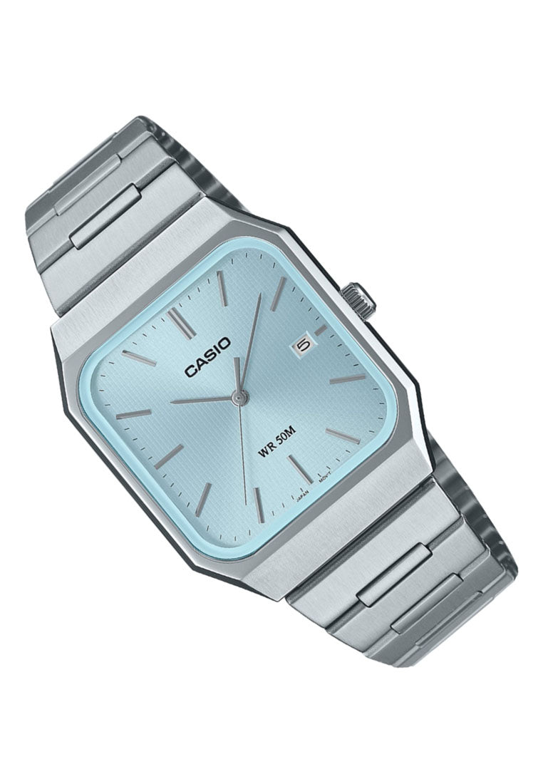 Casio MTP-B185D-2A2 Analog Stainless Steel Strap Watch For Men