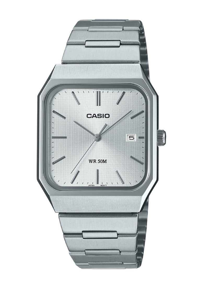 Casio MTP-B185D-7A Analog Stainless Steel Strap Watch For Men-Watch Portal Philippines