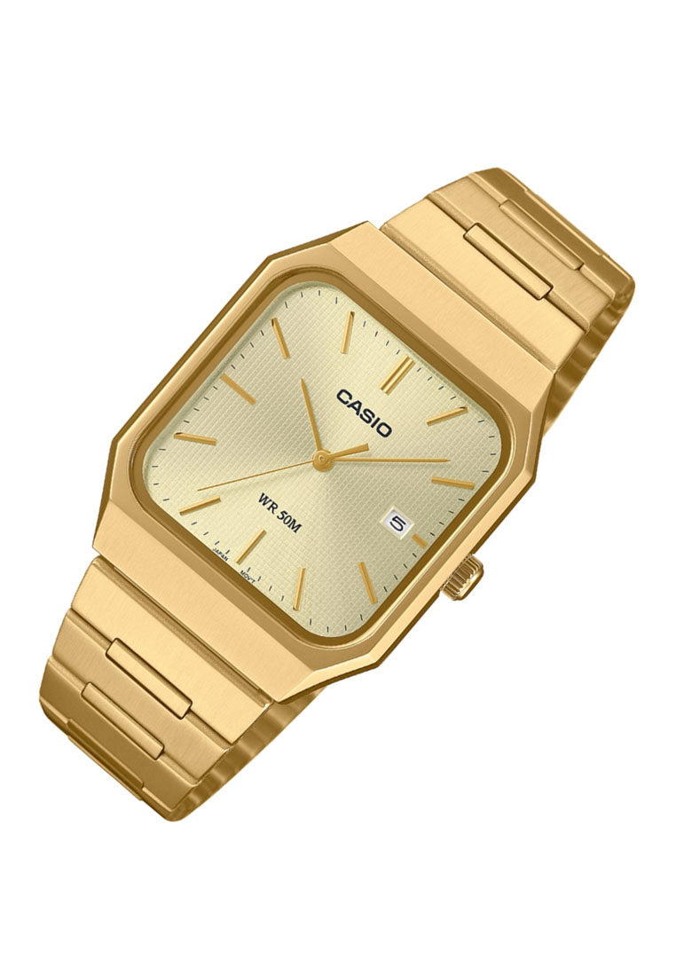 Casio MTP-B185G-9A Analog Stainless Steel Strap Watch For Men-Watch Portal Philippines