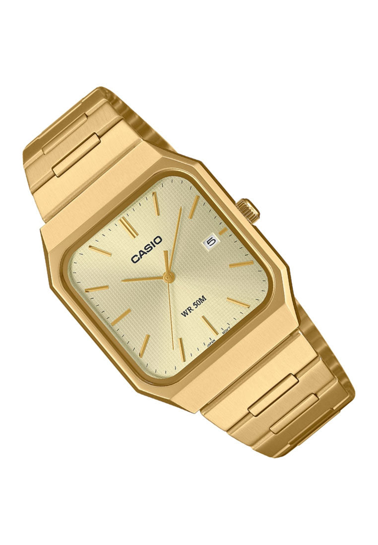 Casio MTP-B185G-9A Analog Stainless Steel Strap Watch For Men-Watch Portal Philippines
