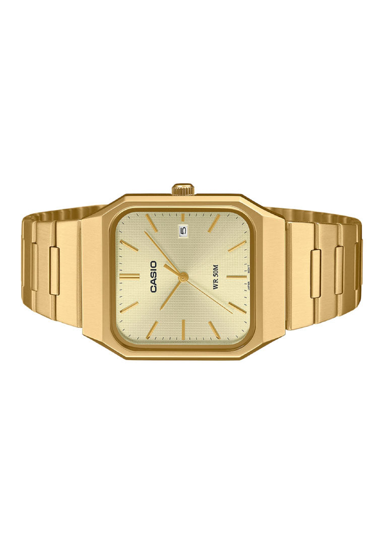 Casio MTP-B185G-9A Analog Stainless Steel Strap Watch For Men-Watch Portal Philippines