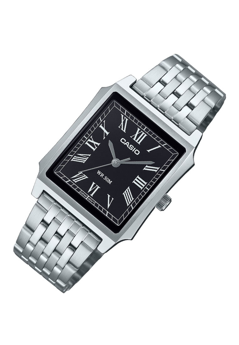 Casio MTP-B190D-1B Analog Stainless Steel Strap Watch For Men-Watch Portal Philippines